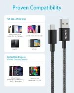 A8173 Ultra Durable Nylon Charging Cable-18-month warranty from the local official agent - Image 2
