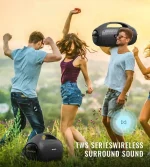 OWI Y886 80W Portable Bluetooth Karaoke Speaker with Wireless Microphone - Waterproof - Image 5
