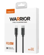 Recci RS12CL Type-C to Lightning Cable, 2m, Black - Image 4
