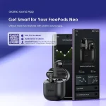 Oraimo FreePods Neo ENC OTW-330S Wireless Earphones - Black - Image 4
