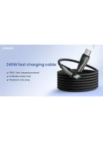 ⁦كابل شحن بيانات سريع 240 واط SA31-CC5 Pioneer Series (Type-C إلى Type-C) 1.2 متر - أسود⁩ - الصورة ⁦8⁩