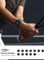 Joyroom JR-FC2 Pro Classic Smartwatch: Bluetooth Calling and Health Tracking - Space Grey - Image 2