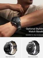 Joyroom JR-FC2 Pro Classic Smartwatch: Bluetooth Calling and Health Tracking - Space Grey - Image 9