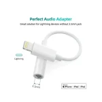 Choetech -AUX005-Lightning to 3.5mm Audio Cable - White - Image 3