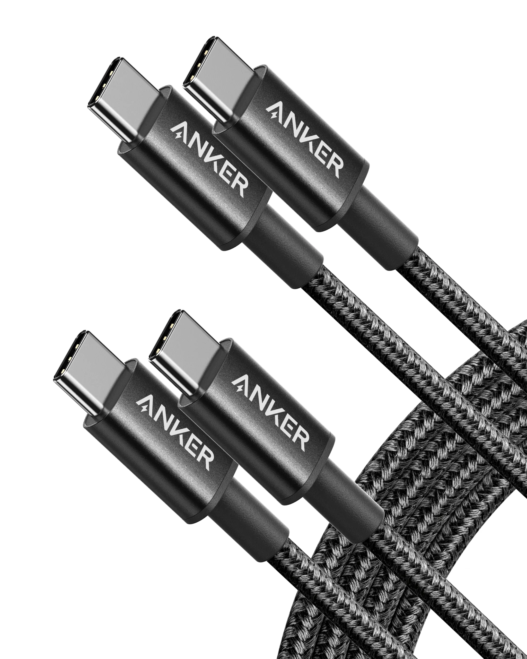 كابل Anker PowerLine III Flow USB-C إلى USB-C (60 واط، 1 متر) مضفر كابل Anker PowerLine III Flow USB-C إلى USB-C (60 واط، 1 متر) مضفر