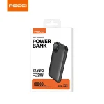 Recci RPB-P49 10000mAh Power Bank - Black - Image 2