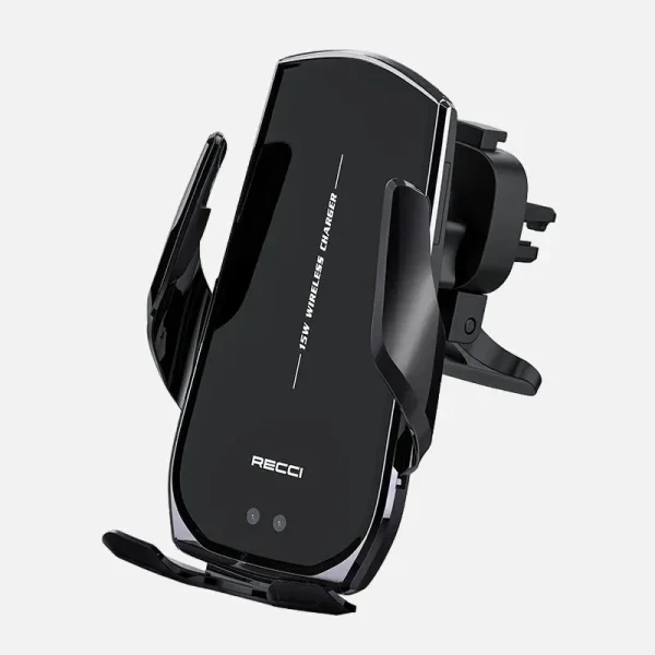 حامل وشاحن سيارة Recci لاسلكي سريع 15W للتهوية RHO-C27