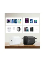 Joyroom JR-TCF06 Flash Series 20W PD Wall Charger with 1m Type-C Cable - White - Image 7