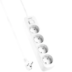 Anker Power Strip (4 في 1) مع حماية من زيادة التيار، أبيض | A9143L21