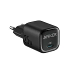 شاحن أنكر باور بورت 3 مكعب 25 واط بمنفذ USB-C، مدمج، أسود | Anker 511 Charger (Nano 3)