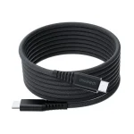 CHOETECH-XCC-1054-100W Magnetic USB-C to USB-C Cable - Black - Image 2