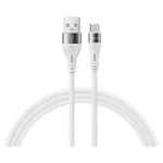 كابل مايكرو USB أبيض للشحن ومزامنة البيانات
