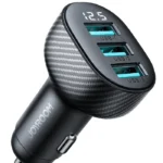شاحن سيارة Joyroom JR-CCD03 بشاشة رقمية و 3 منافذ USB بقوة 3.4 أمبير