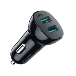 شاحن سيارة Choetech فائق السرعة بمنفذين 36W QC 3.0