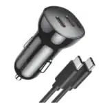 شاحن سيارة سريع مزدوج USB-C بقوة 40 واط - شحن فائق السرعة