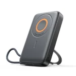 باور بانك Joyroom JR-PBM02 مغناطيسي 3×1 بسعة 10000mAh وشحن سريع 22.5W – أسود