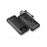 باور بانك 3×1 بسعة 10000mAh معدني بتقنية الشحن السريع – منافذ USB، مايكرو وType-C (PB41)