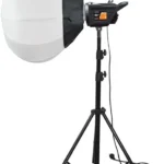 إضاءة احترافية Plokama PK-400s بقوة 200 واط مع QX 65CM وستاند – مثالية للفيديو والفوتوغرافيا