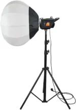 إضاءة احترافية Plokama PK-400s بقوة 200 واط مع QX 65CM وستاند – مثالية للفيديو والفوتوغرافيا