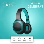 ⁦سماعة أذن Celebrat A23 سلكية – لاسلكية بتصميم قابل للتطوير على الأذن – أسود⁩ - الصورة ⁦5⁩