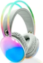 B30 Wireless Bluetooth Over-Ear Headphones with RGB Lighting – Stereo, FM Radio, SD/AUX/Type-C Support - Image 3