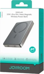 ⁦باور بانك لاسلكي مغناطيسي Joyroom JR-PBM08 Pro بسعة 10000 مللي أمبير – شحن لاسلكي سريع 15 واط وشحن سلكي 20 واط⁩ - الصورة ⁦8⁩