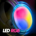 B30 Wireless Bluetooth Over-Ear Headphones with RGB Lighting – Stereo, FM Radio, SD/AUX/Type-C Support - Image 6