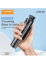 Plokama K7 Live Streaming Stand – 110cm Travel Tripod with 360° Rotation – Black - Image 3