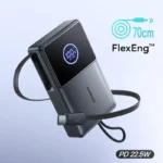 ⁦باور بانك Joyroom JR-PR1 بسعة 10000mAh مع كابل مدمج قابل للسحب وشحن سريع 22.5W⁩ - الصورة ⁦2⁩