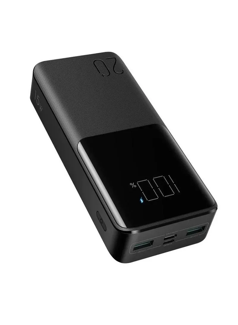 ed367ebd-bae2-4453-9e9e-7a168342 Joyroom JR-QP192 Power Bank 20000mAh 22.5W – Black - Image 1