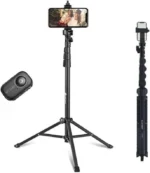 Plokama PK-996 Aluminum Alloy Tripod with Ring Light & Remote Control – Compatible with Smartphones, GoPro & Cameras