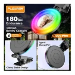 PLOKAMA U20 Pro Selfie Light – Multi-Mode RGB LED Ring – Black