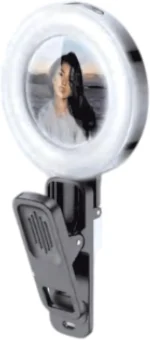 u20 Mini Upgraded Ring Light with Clip & Portable LED for Mobile – 4 Adjustable Color Lighting Modes for Selfies, Makeup & Vlogging - Image 7
