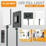 PLOKAMA P11 – Professional LED Photography Studio Lighting Kit with Large Ring Light & Tripod Stand