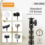 ⁦حامل ثلاثي للتصوير الفوتوغرافي Plokama PK-998 – ارتفاع قابل للتعديل⁩ - الصورة ⁦3⁩