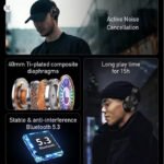 Awei A997 Pro ANC Wireless Headphones – Active Noise Cancelling – Bluetooth 5.3 – Foldable Design - Image 4