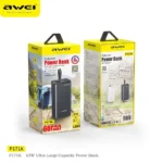 Awei P171K Power Bank – 60000mAh Capacity – 65W Fast Charging – LED Display & Dual Type-C Ports