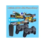 Retro Gaming Console with Wireless Controller Gamepad – Black - Image 2