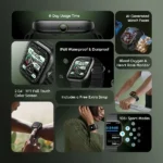 Oraimo Watch 6 Smartwatch - 2.01'' Massive HD Screen & Bluetooth Calling - Image 9